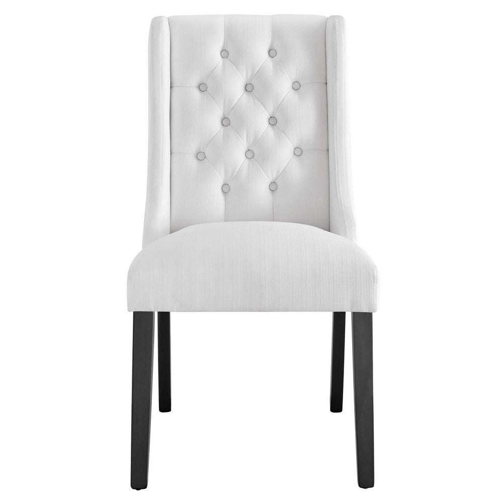 Baronet Button Tufted Fabric Dining Chair - No Shipping Charges MDY-EEI-2235-LGR