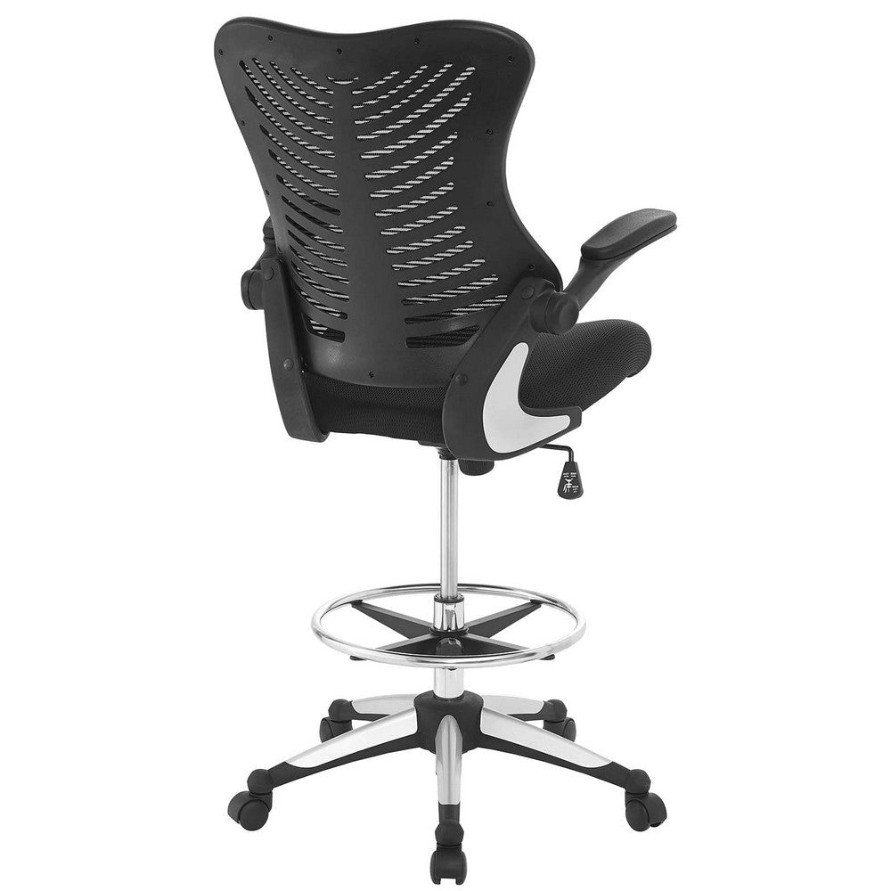 Charge Drafting Chair Black - No Shipping Charges MDY-EEI-2286-BLK