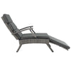 Envisage Chaise Outdoor Patio Wicker Rattan Lounge Chair - No Shipping Charges MDY-EEI-2301-LGR-CHA