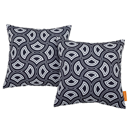 Modway Outdoor Indoor Two All Weather Patio Throw Pillows, 2 Count (Pack of 1)