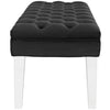 Valet Velvet Bench Black - No Shipping Charges MDY-EEI-2460-BLK