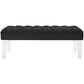 Valet Velvet Bench Black - No Shipping Charges MDY-EEI-2460-BLK