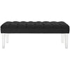 Valet Velvet Bench Black - No Shipping Charges MDY-EEI-2460-BLK