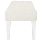 Valet Velvet Bench Ivory - No Shipping Charges MDY-EEI-2460-IVO