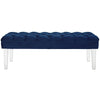 Valet Velvet Bench Navy - No Shipping Charges MDY-EEI-2460-NAV