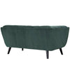 Modway Bestow Upholstered Velvet Button-Tufted Loveseat in Green MDY-EEI-2535-GRN