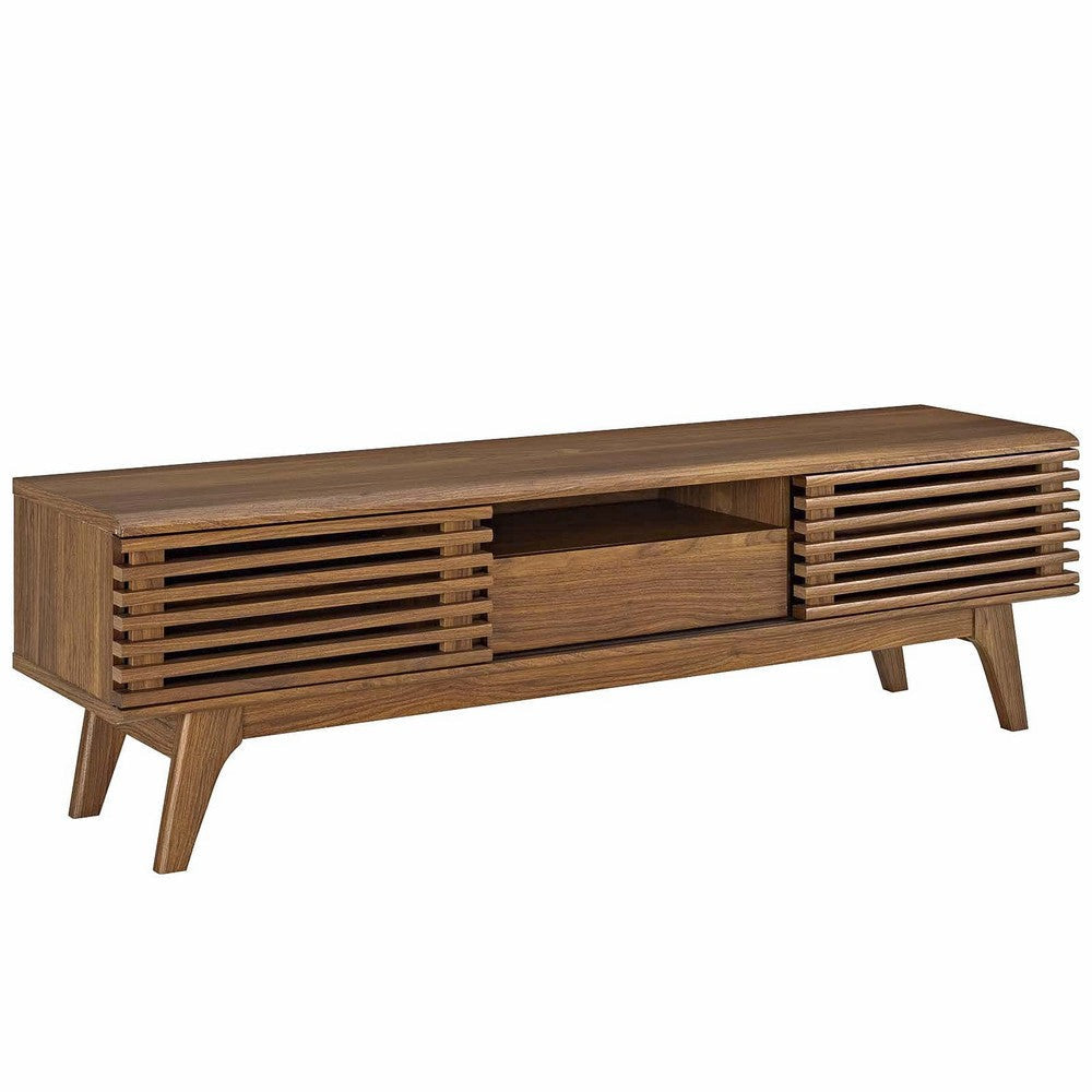 Render 59? TV Stand, Walnut - No Shipping Charges