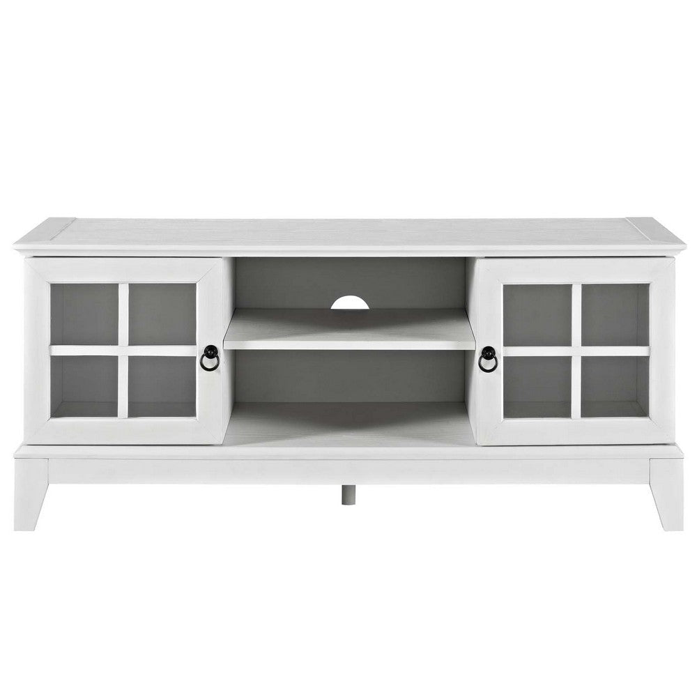 Isle 47? TV Stand White - No Shipping Charges MDY-EEI-2544-WHI