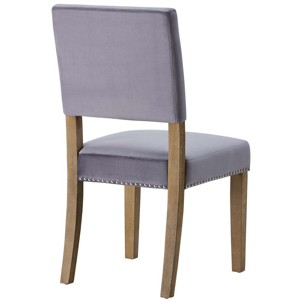 Oblige Wood Dining Chair - No Shipping Charges MDY-EEI-2547-GRY