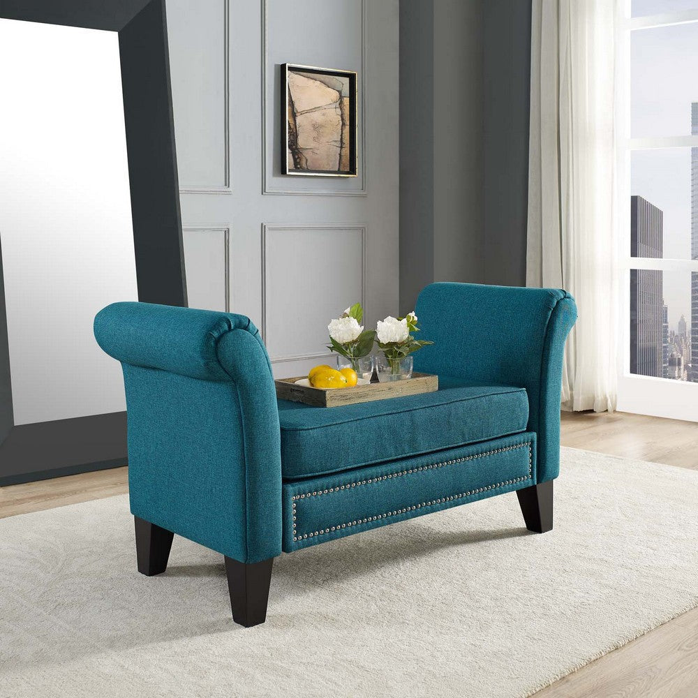 Rendezvous Bench Teal - No Shipping Charges MDY-EEI-2548-TEA