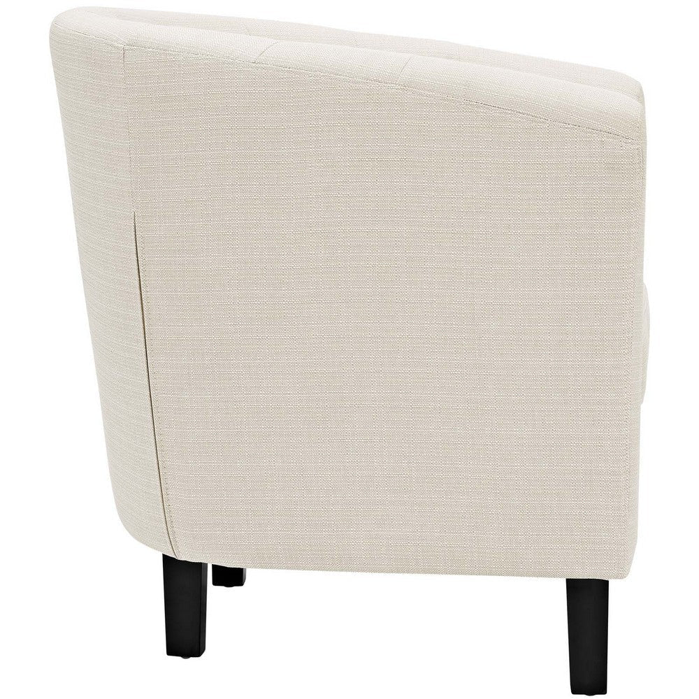 Prospect Upholstered Armchair Beige - No Shipping Charges MDY-EEI-2551-BEI