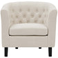 Prospect Upholstered Armchair Beige - No Shipping Charges MDY-EEI-2551-BEI