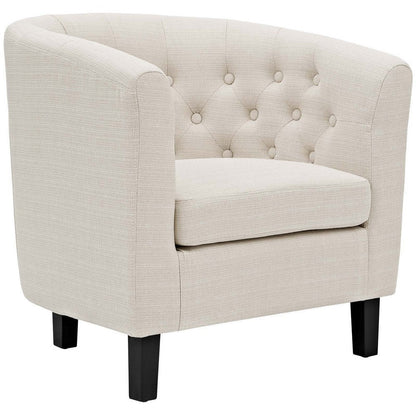 Prospect Upholstered Armchair Beige - No Shipping Charges MDY-EEI-2551-BEI