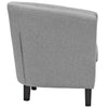 Prospect Upholstered Armchair Light Gray - No Shipping Charges MDY-EEI-2551-LGR