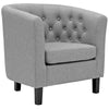 Prospect Upholstered Armchair, Light Gray - No Shipping Charges