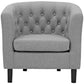 Prospect Upholstered Armchair Light Gray - No Shipping Charges MDY-EEI-2551-LGR