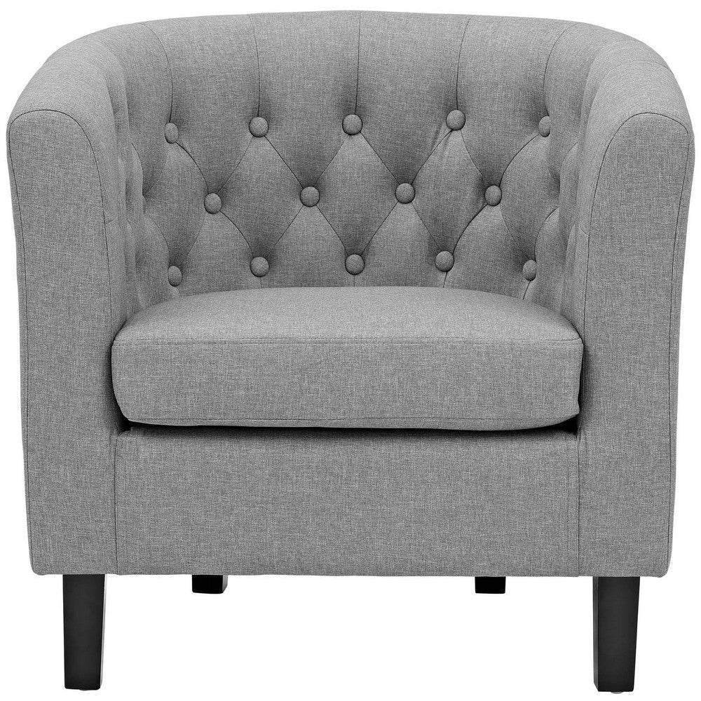 Prospect Upholstered Armchair Light Gray - No Shipping Charges MDY-EEI-2551-LGR