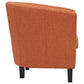 Prospect Upholstered Armchair Orange - No Shipping Charges MDY-EEI-2551-ORA