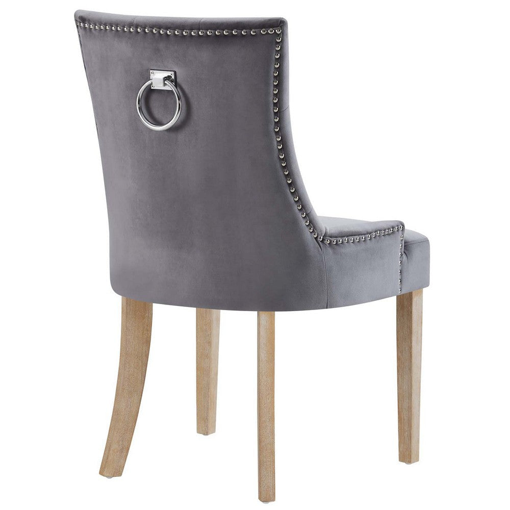 Pose Upholstered Fabric Dining Chair In Gray - No Shipping Charges MDY-EEI-2577-GRY