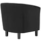 Prospect Velvet Armchair Black - No Shipping Charges MDY-EEI-2613-BLK