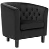 Prospect Velvet Armchair Black - No Shipping Charges MDY-EEI-2613-BLK