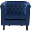 Prospect Velvet Armchair Navy - No Shipping Charges MDY-EEI-2613-NAV