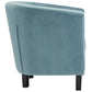 Prospect Velvet Armchair Sea - No Shipping Charges MDY-EEI-2613-SEA