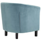 Prospect Velvet Armchair Sea - No Shipping Charges MDY-EEI-2613-SEA