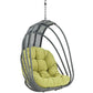 Whisk Outdoor Patio Swing Chair Without Stand Peridot - No Shipping Charges MDY-EEI-2656-PER-SET