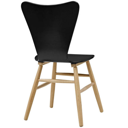 Cascade Wood Dining Chair - No Shipping Charges MDY-EEI-2672-BLK