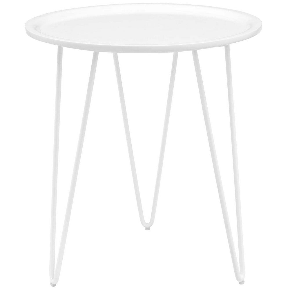 Digres Side Table White - No Shipping Charges MDY-EEI-2677-WHI