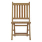 Marina Outdoor Patio Teak Folding Chair - No Shipping Charges MDY-EEI-2702-NAT