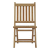 Marina Outdoor Patio Teak Folding Chair - No Shipping Charges MDY-EEI-2702-NAT