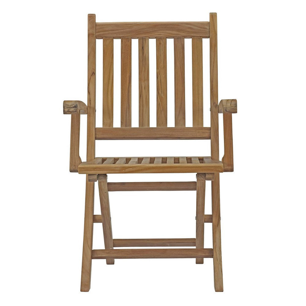 Marina Outdoor Patio Teak Folding Chair - No Shipping Charges MDY-EEI-2703-NAT