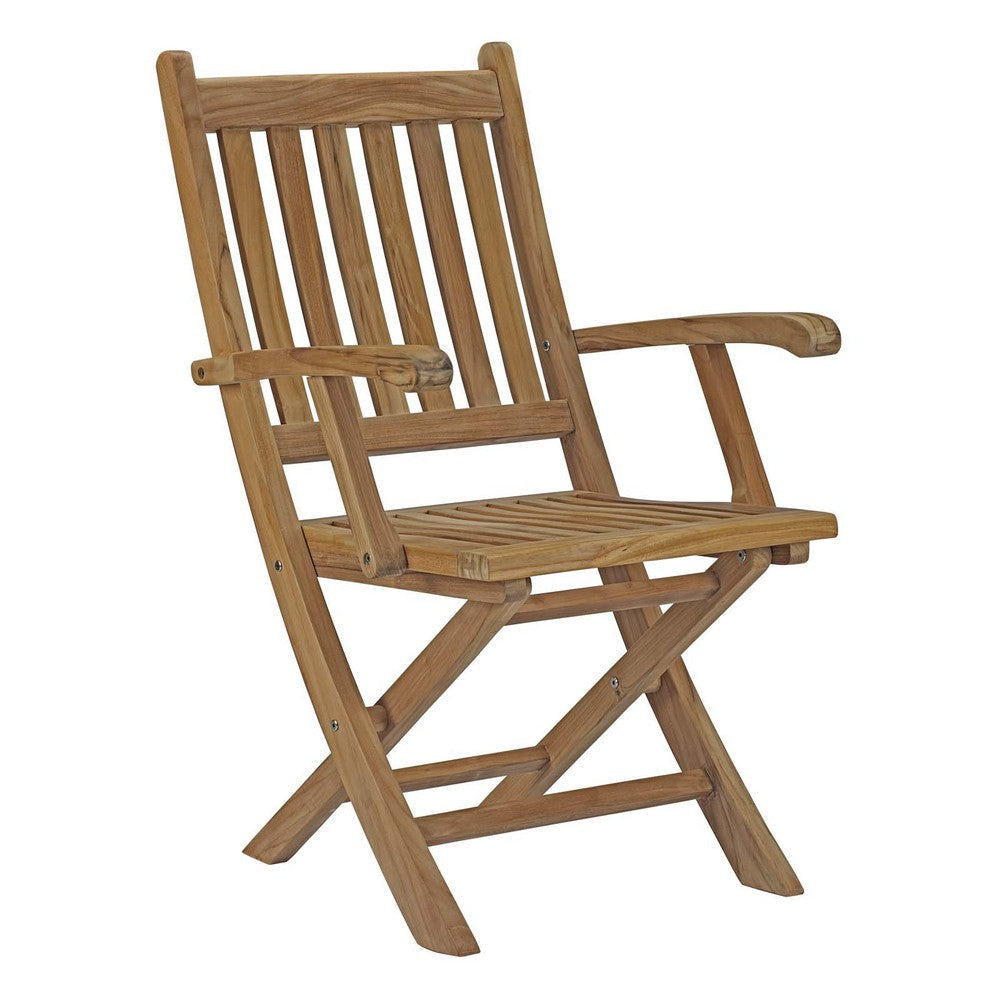 Marina Outdoor Patio Teak Folding Chair - No Shipping Charges MDY-EEI-2703-NAT