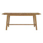 Modway EEI-2712 Dorset Teak Wood Outdoor Patio 72’’ Dining Table in Natural MDY-EEI-2712-NAT