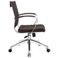 Brown Jive Mid Back Office Chair - No Shipping Charges MDY-EEI-273-BRN