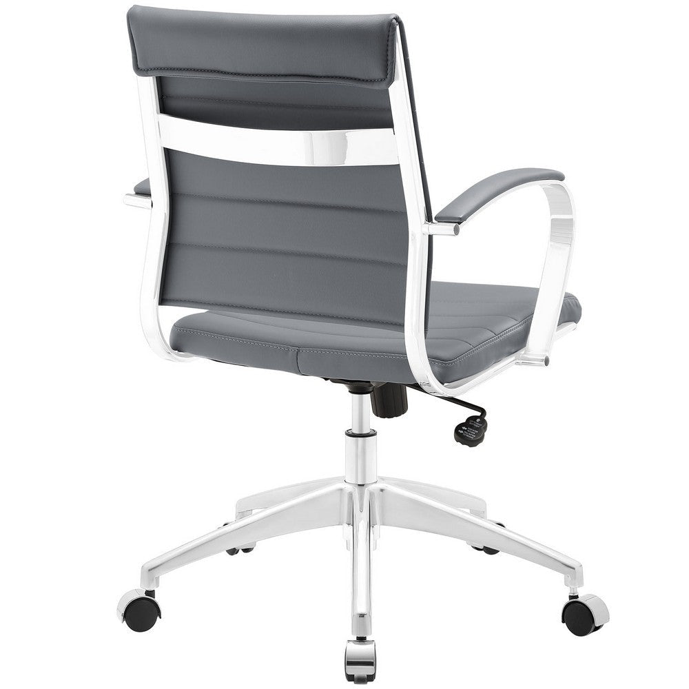 Gray Jive Mid Back Office Chair - No Shipping Charges MDY-EEI-273-GRY