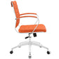 Orange Jive Mid Back Office Chair - No Shipping Charges MDY-EEI-273-ORA