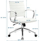 Modway Jive Ribbed Mid Back Office Chair White MDY-EEI-273-WHI