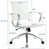 Jive Mid Back Office Chair - No Shipping Charges MDY-EEI-273-TER