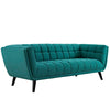 Modway Bestow Upholstered Fabric Button-Tufted Sofa In Teal MDY-EEI-2730-TEA