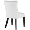 Regent Set of 2 Vinyl Dining Side Chair White - No Shipping Charges MDY-EEI-2742-WHI-SET