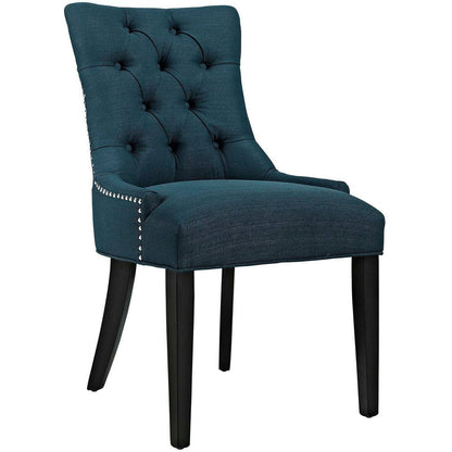 Regent Set of 2 Fabric Dining Side Chair Azure - No Shipping Charges MDY-EEI-2743-AZU-SET