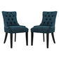 Regent Set of 2 Fabric Dining Side Chair Azure - No Shipping Charges MDY-EEI-2743-AZU-SET