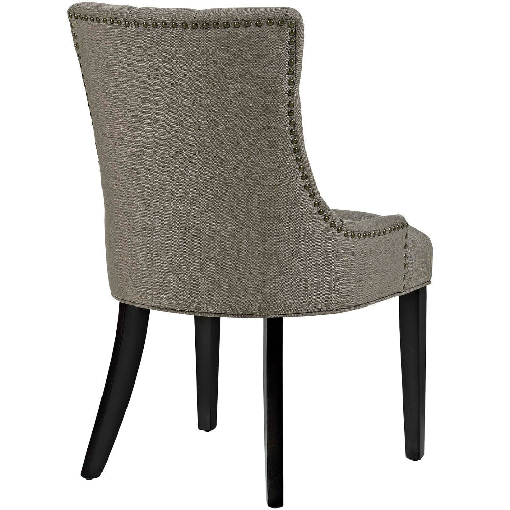 Regent Set of 2 Fabric Dining Side Chair Granite MDY-EEI-2743-GRA-SET