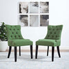 Modway Regent Modern Elegant Button-Tufted Upholstered Fabric with Nailhead Trim Set of 2 Green MDY-EEI-2743-GRN-SET