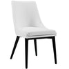 Viscount Set of 2 Vinyl Dining Side Chair White - No Shipping Charges MDY-EEI-2744-WHI-SET