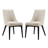 Viscount Set of 2 Fabric Dining Side Chair Beige - No Shipping Charges MDY-EEI-2745-BEI-SET