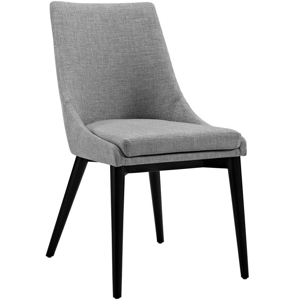 Viscount Set of 2 Fabric Dining Side Chair Light Gray - No Shipping Charges MDY-EEI-2745-LGR-SET